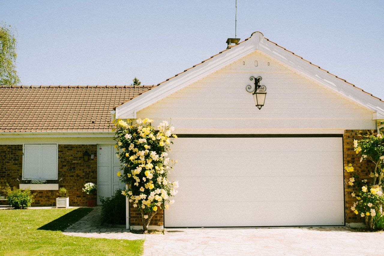 Roof on a detached garage